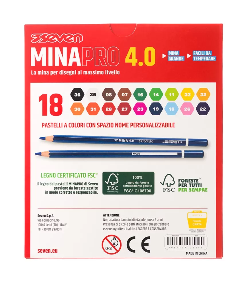 Cheap Seven 18 Color Pastels ® Minapro 4.0