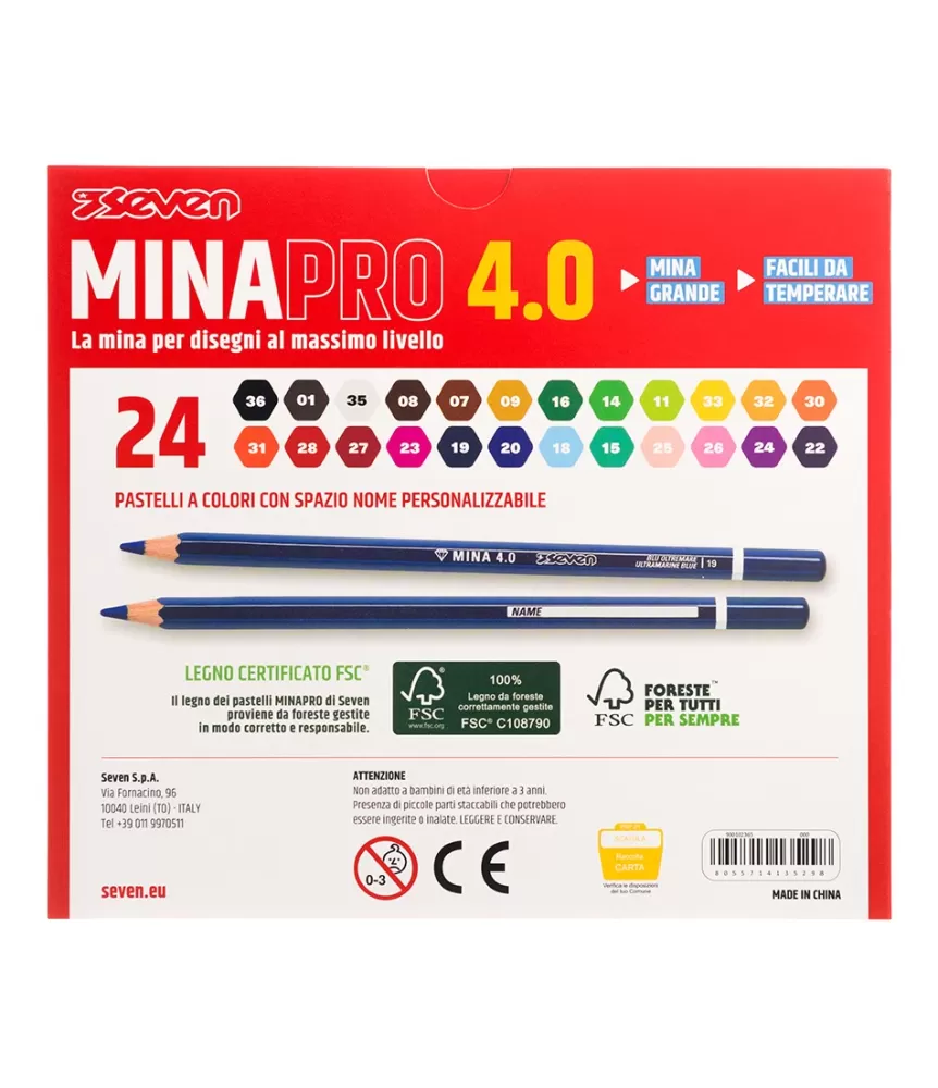Online Seven 24 Color Pastels ® Minapro 4.0