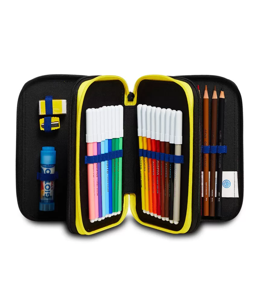 Shop Seven 3 Zip Pencil Case - Inter