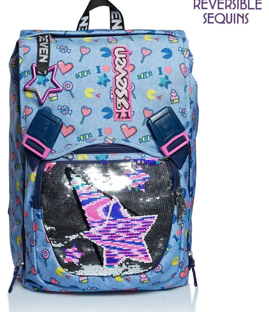 Online Seven Expandable Backpack - Starry Rainbow