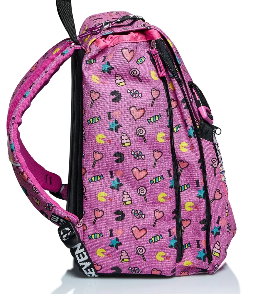 Fashion Seven Expandable Backpack - Starry Rainbow