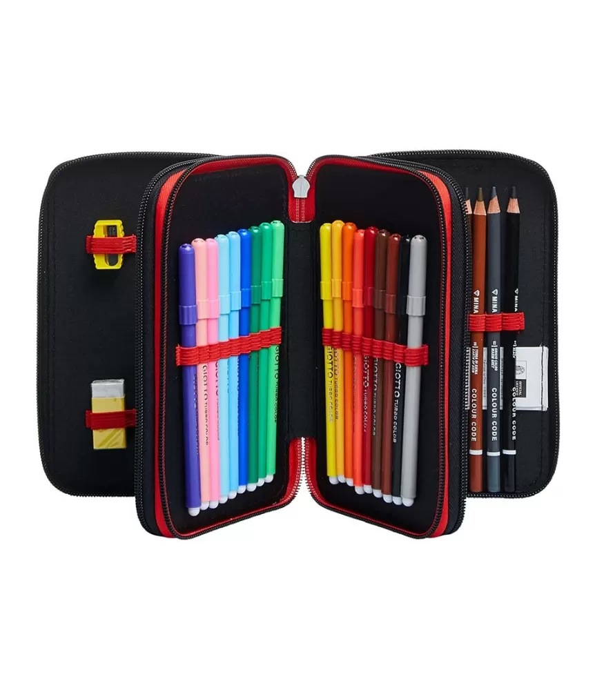 Cheap Seven Milan 3 Zip Pencil Case