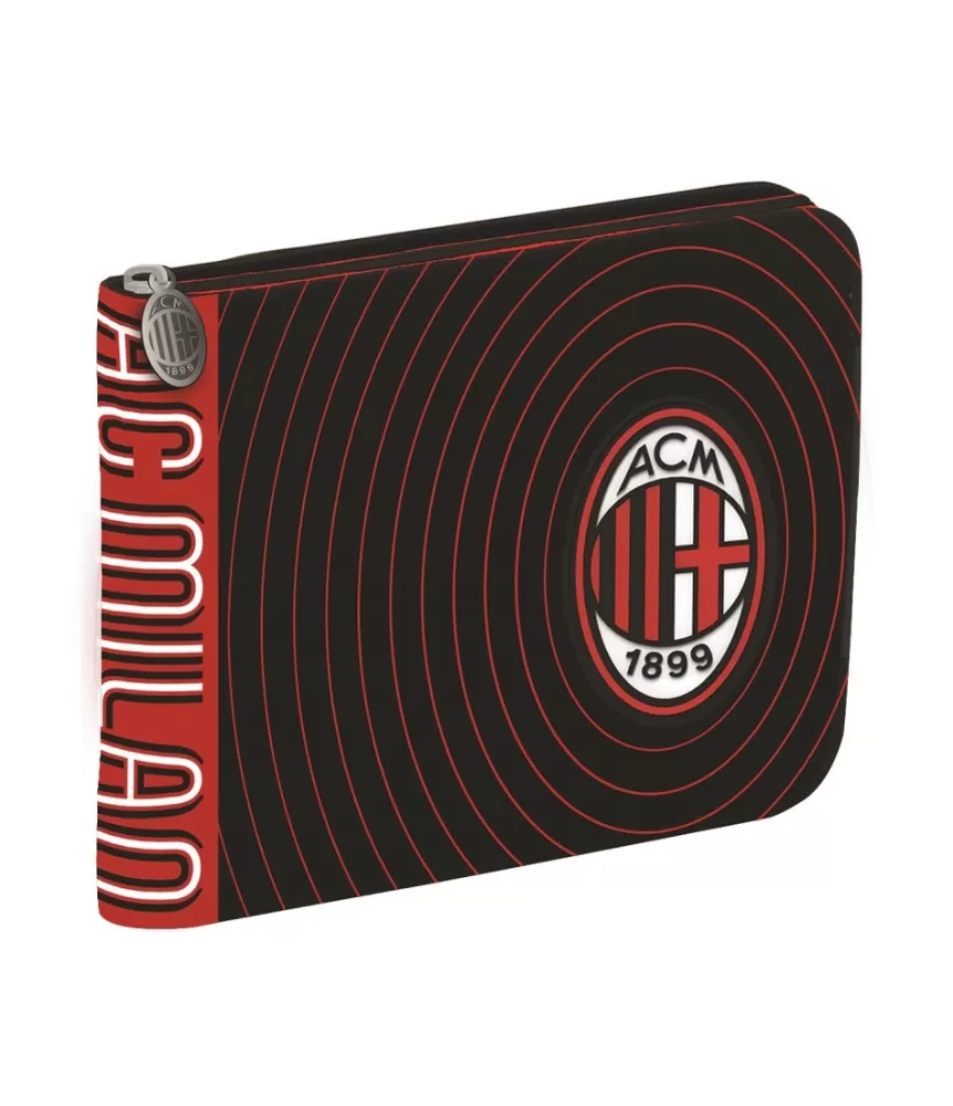 Clearance Seven Milan Fc Zipper Wallet