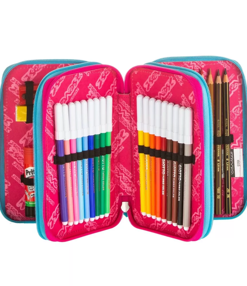 Shop Seven Pencil Case 3 Zip - Lefleur