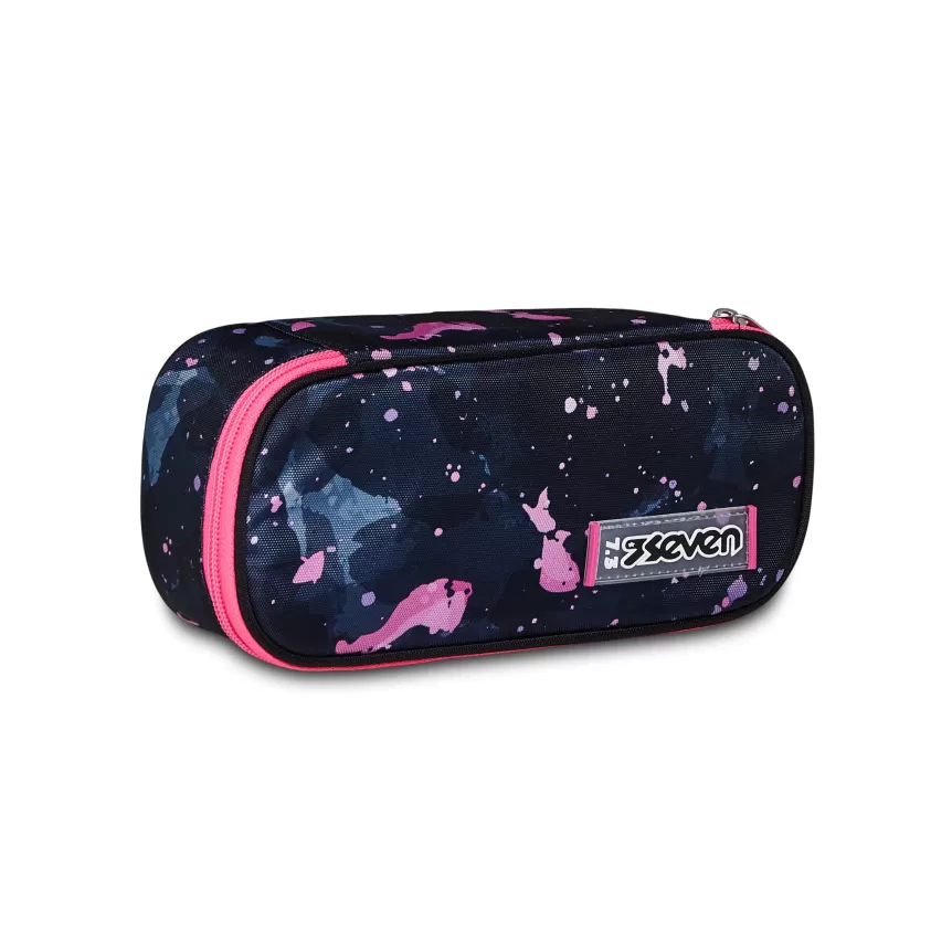 Online Seven Pencil Case ® Round Plus Big - Splashy Lilac