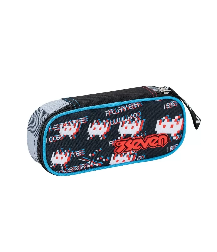 Online Seven Round Plus Pencil Bag - Space Check