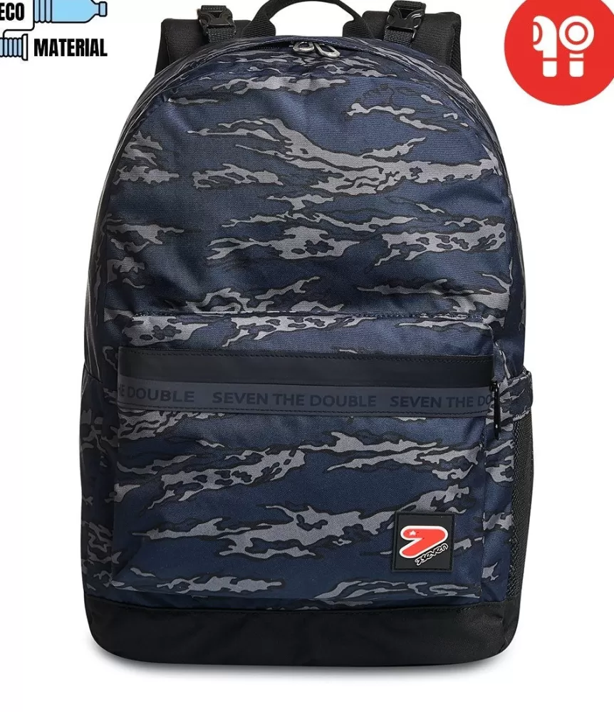 Store Seven ® Reversible Backpack - The Double Digital Touch