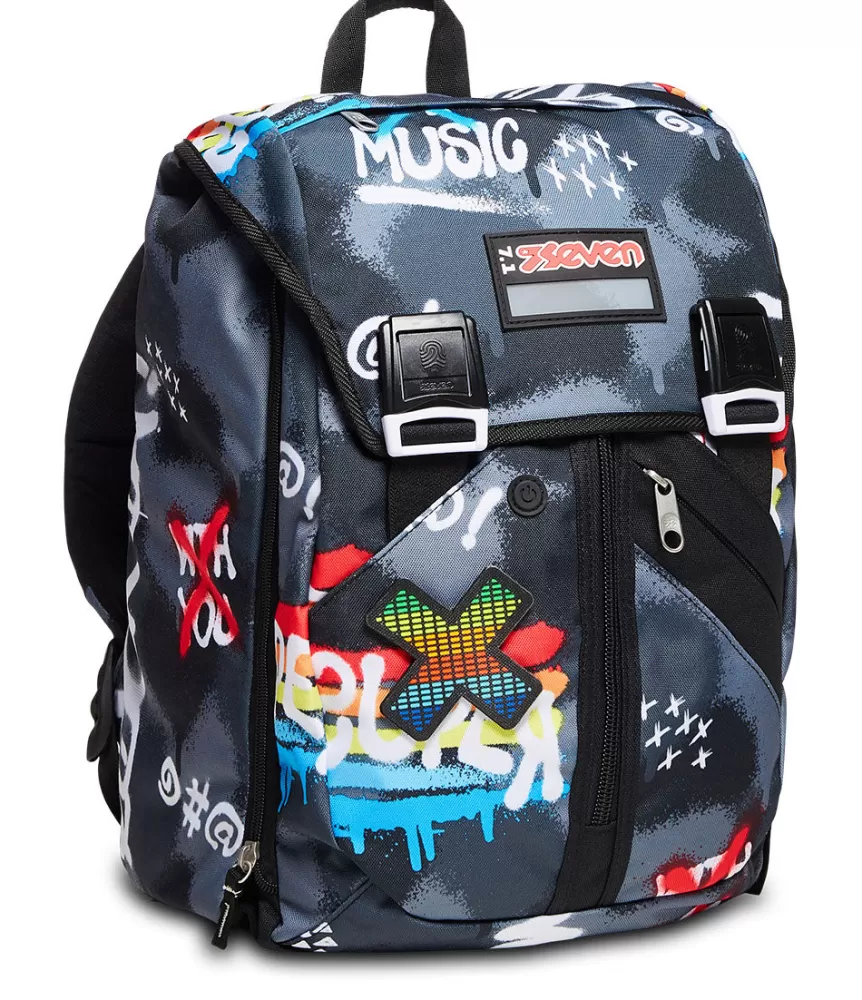 Store Seven ® Expandable Backpack - Rock On Boy