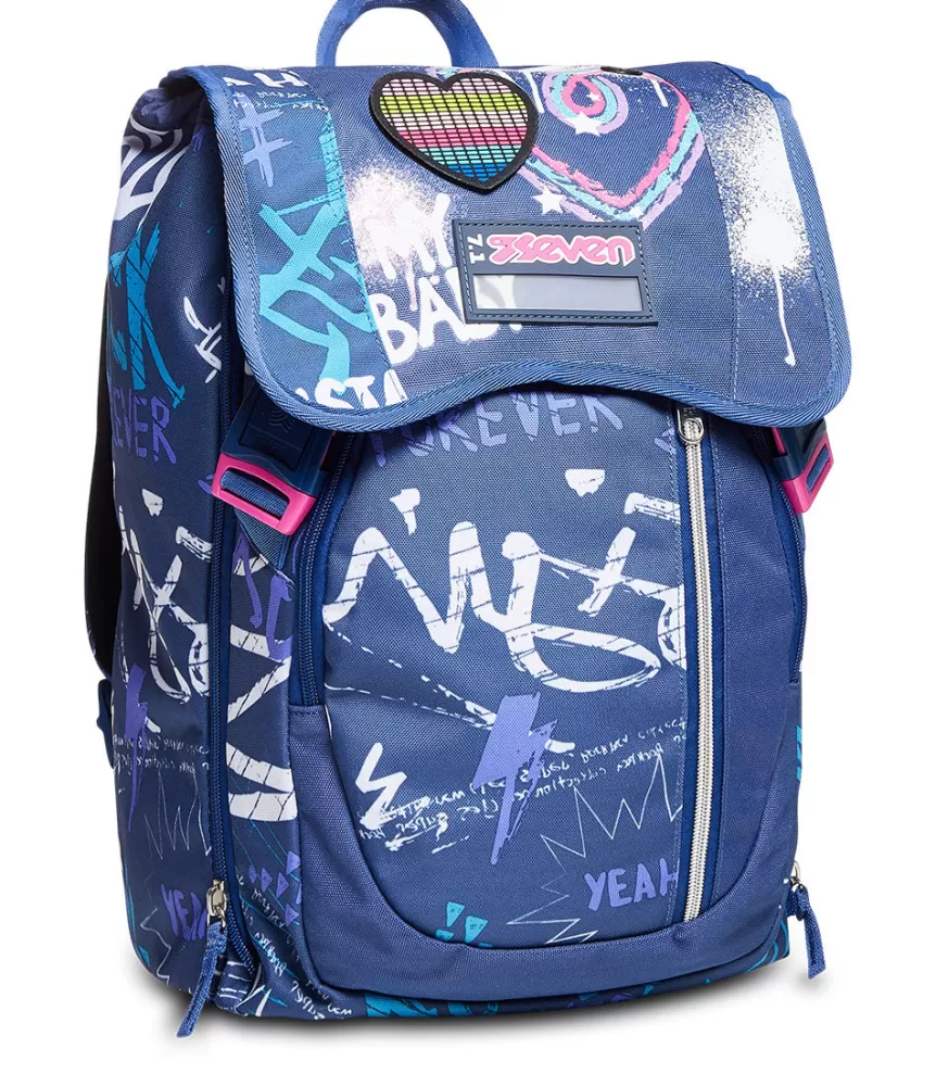 Fashion Seven ® Expandable Backpack - Rock On Girl