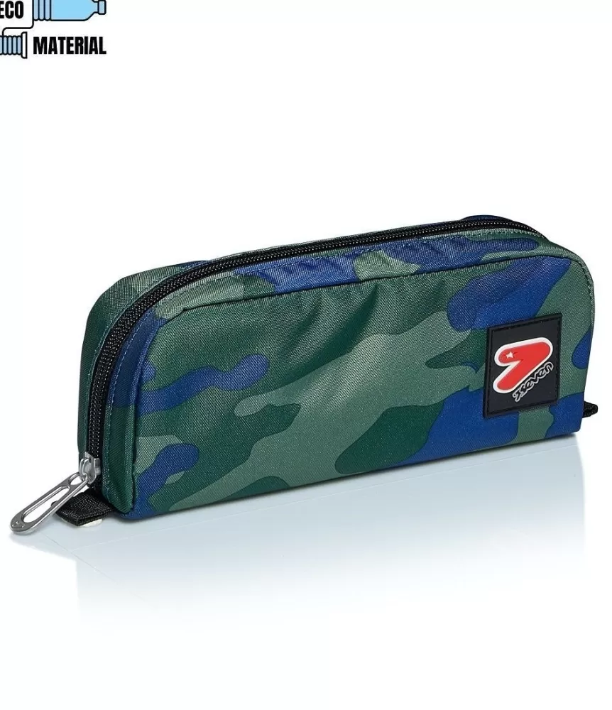 Online Seven ® Pencil Case New - Camo Royal