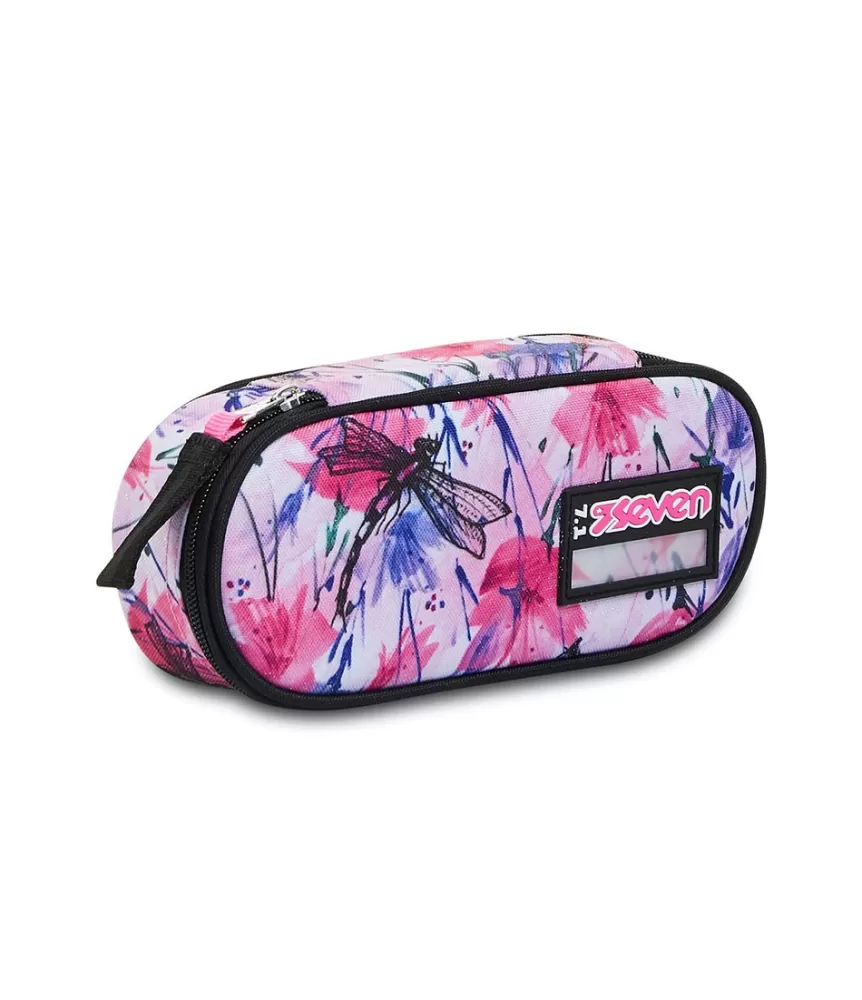 Store Seven ® Round Plus Pencil Bag - Freethink Girl