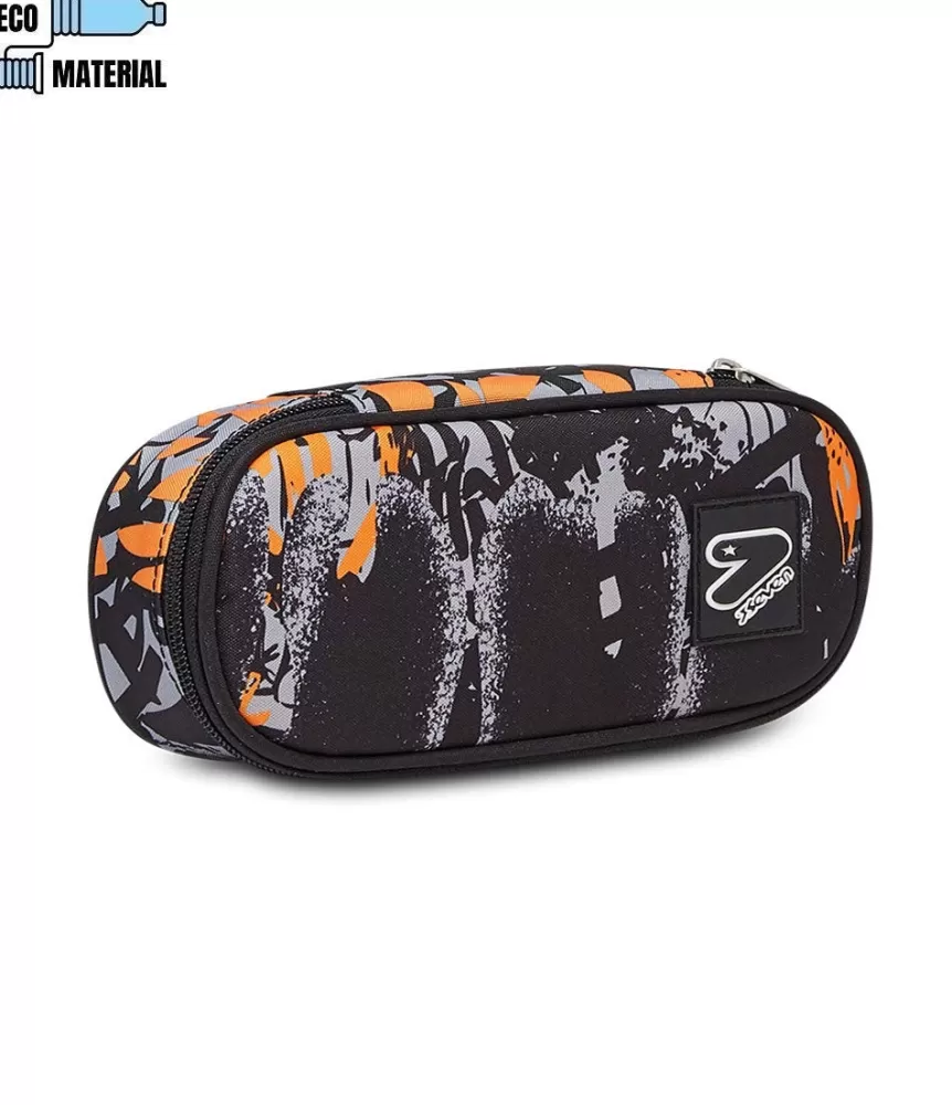 Store Seven ® Round Plus Pencil Bag - The Double Spray Drip