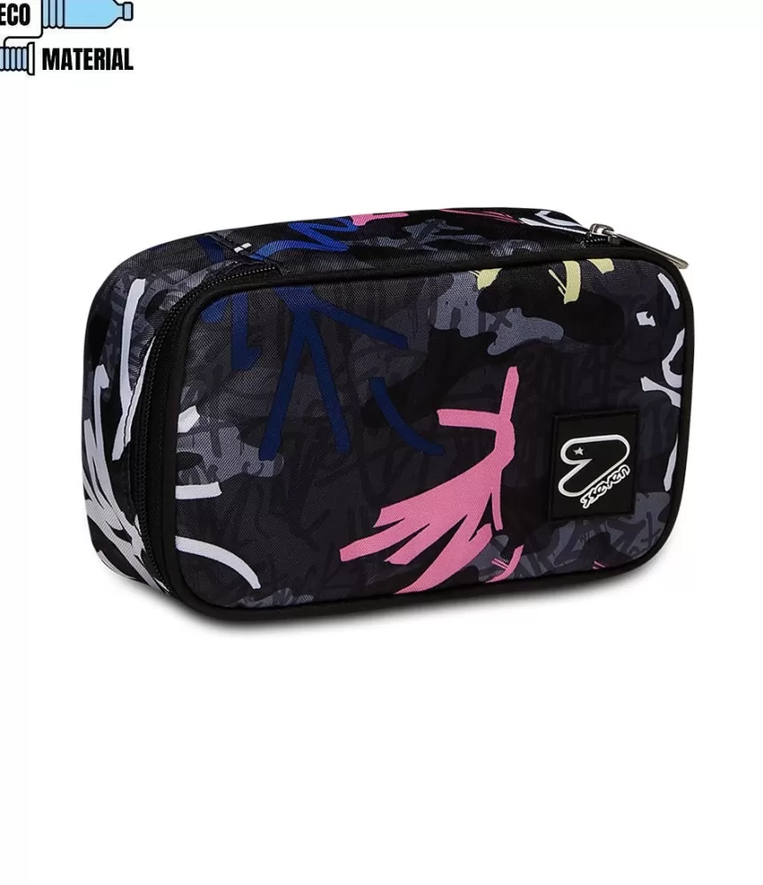 Discount Seven ® Round Plus Pencil Bag Big - The Double Marked