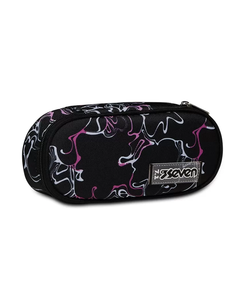 Clearance Seven ® Round Plus Pencil Bag Freethink - Girl