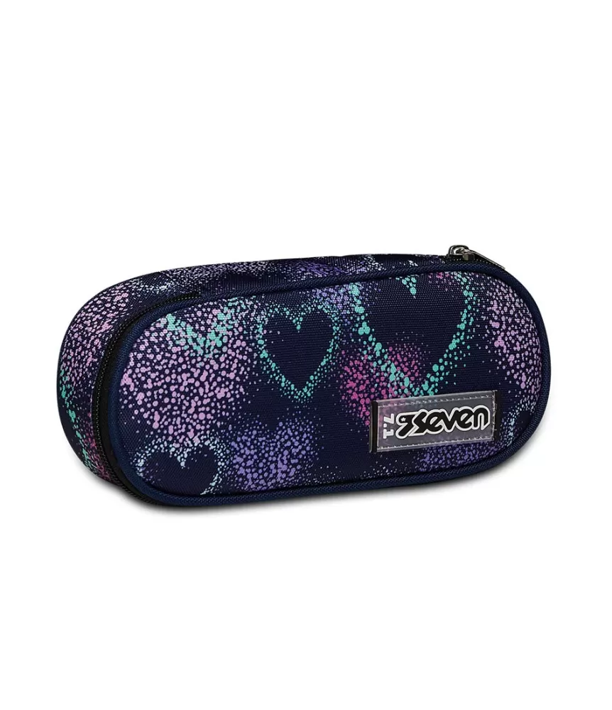 Store Seven ® Round Plus Pencil Bag Freethink - Girl