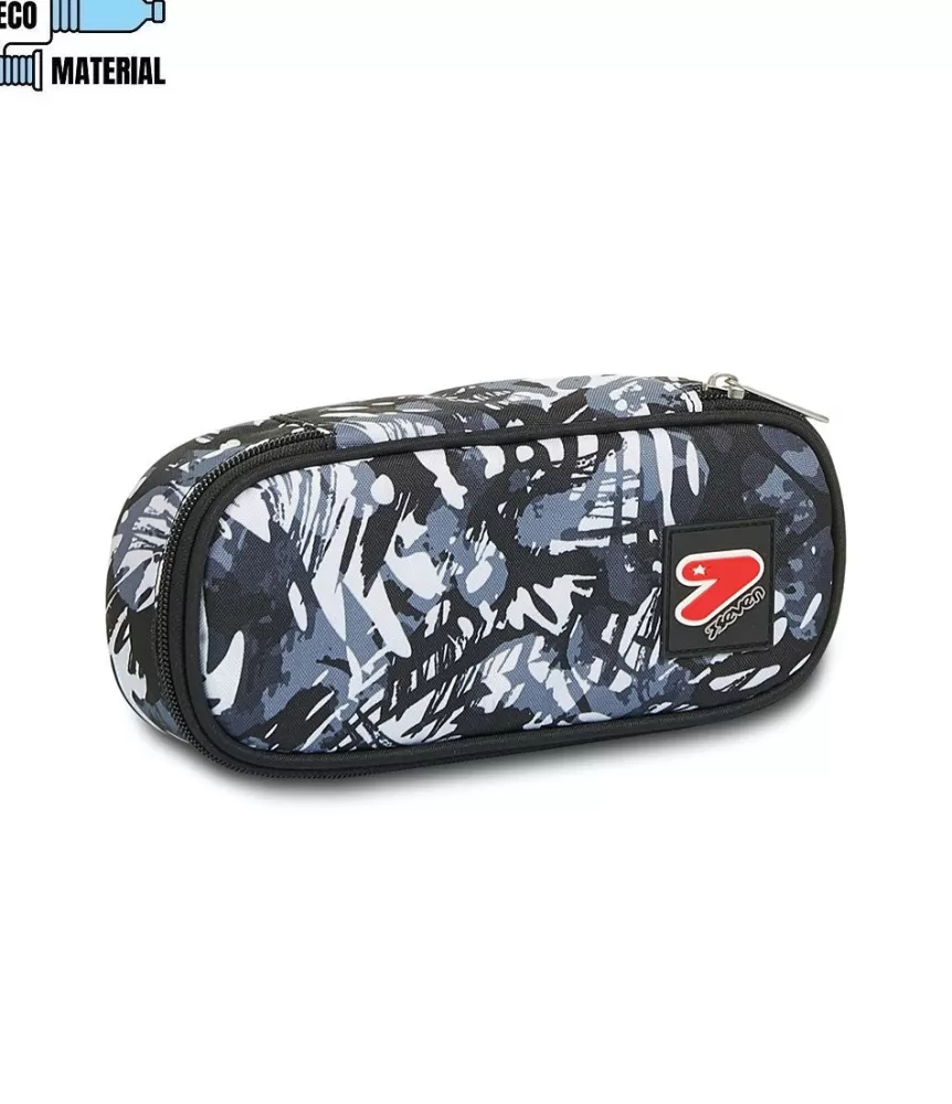 Hot Seven ® Round Plus Pencil Case - White Shades