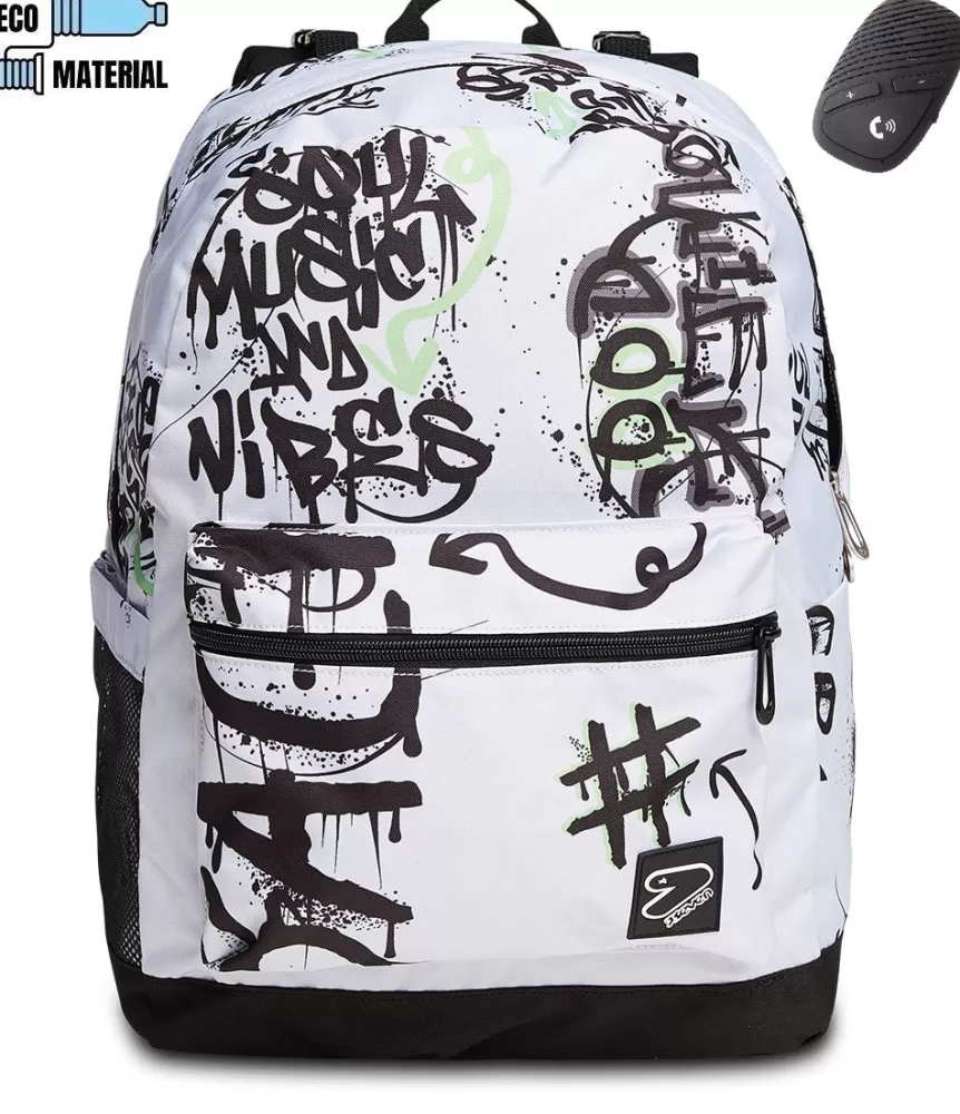 Best Seven ® The Double Backpack - Music And Vibes With Wireless Device