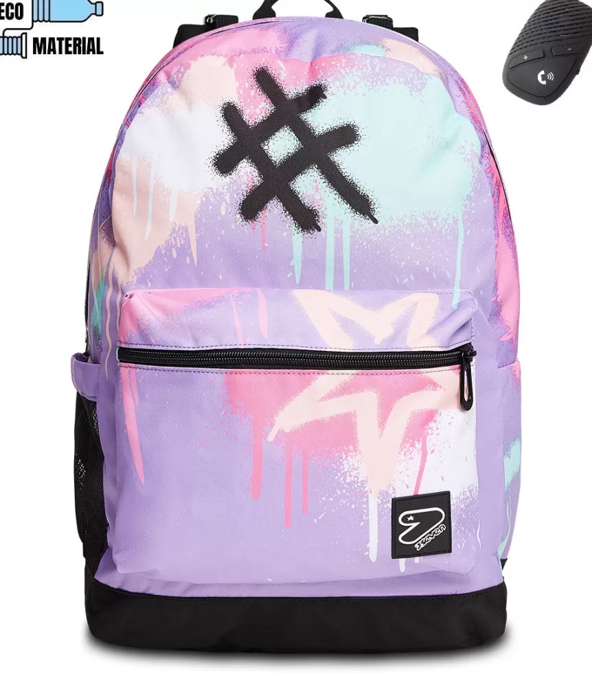 Store Seven ® The Double Backpack - Music And Vibes With Wireless Device