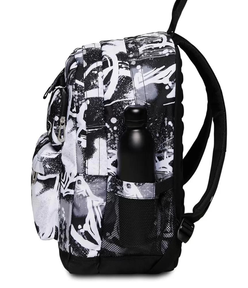 Best Seven ® The Double Pro Xxl Pockets Backpack With Wireless Earphones