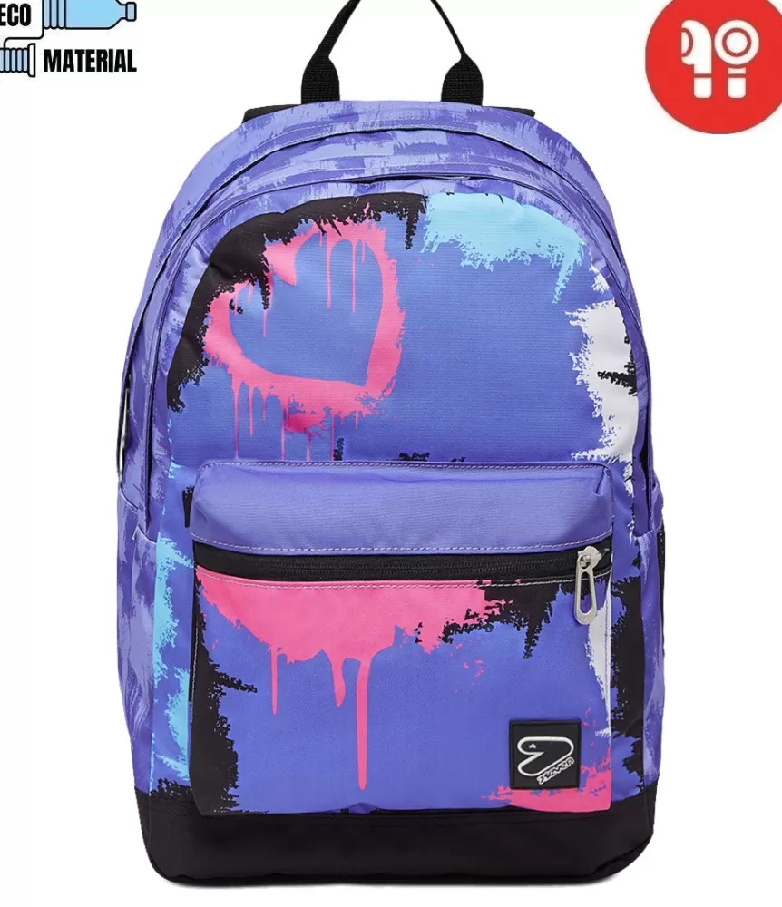 Best Seven ® The Double Pro Xxl Reversible Detach - Backpack With Earphones