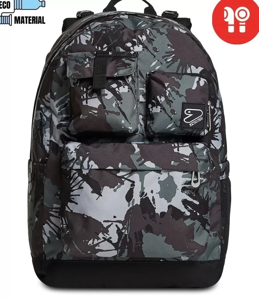 Hot Seven ® The Double Reversible Backpack With Wireless Earphones