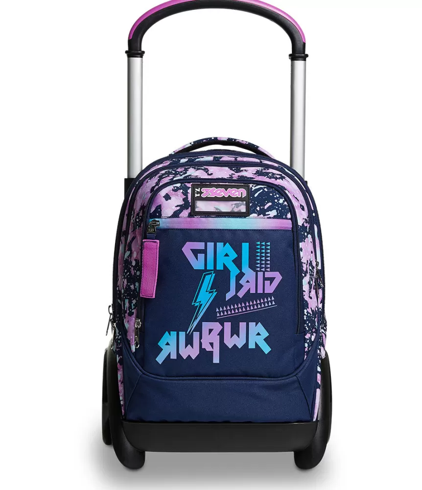 Discount Seven ® Tyre Trolley - Drawingpin Girl