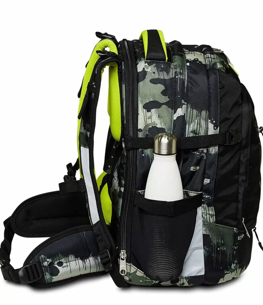 Online Seven ® Updown Twice School Backpack - Greenish Wild